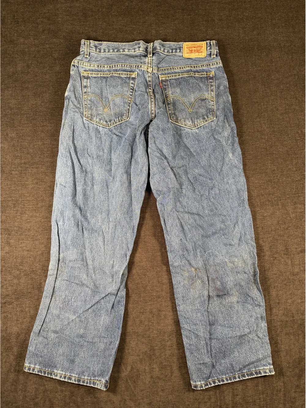 Levi's 550 Relaxed Fit Jeans W34 L28 16 Husky Made in Egypt